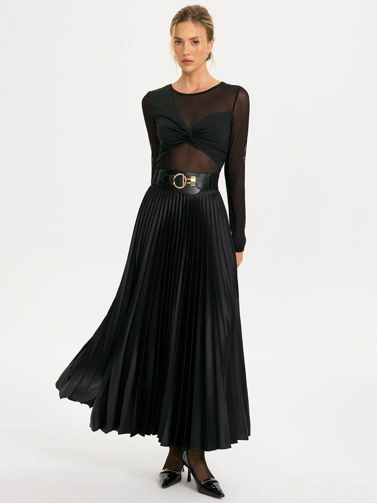 Ondine top twisted front detail