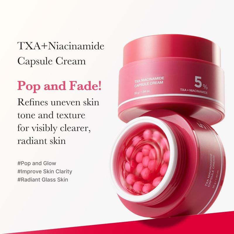 Mix & Match Boba Capsule Cream Set — Korean Skincare with Niacinamide & Peptides