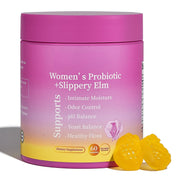Women's Probiotic Gummies with Slippery Elm — Digestive & pH Balance Support, 60 Gummies