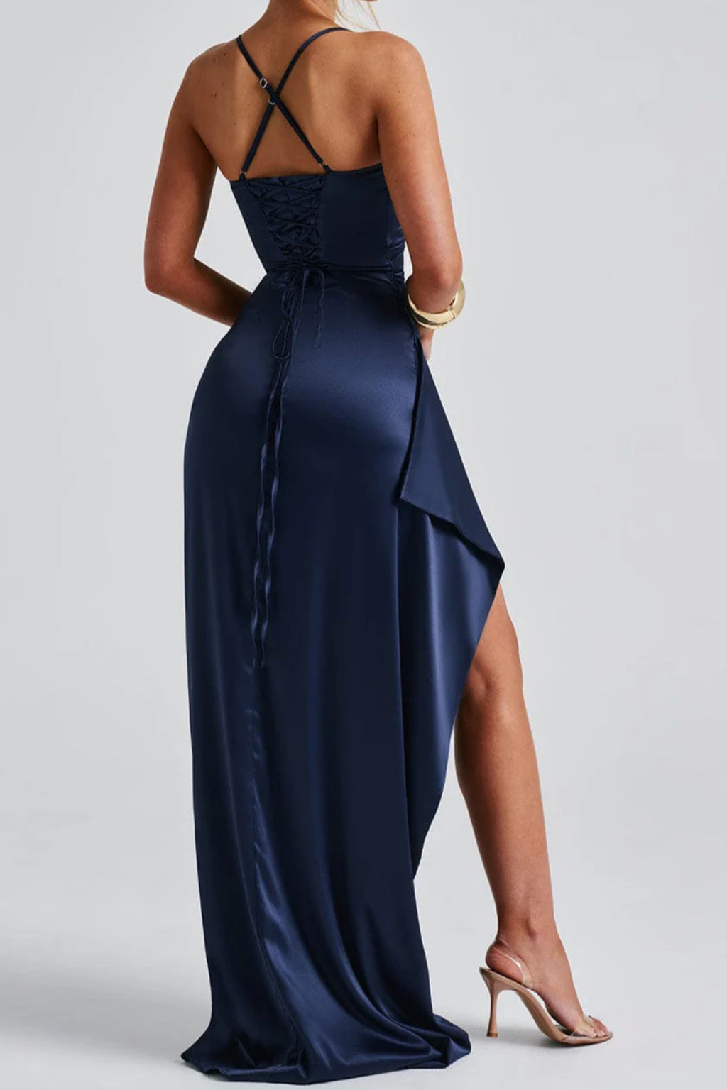 Avelisse | Women Spaghetti Strap Wedding Guest Maxi Dress