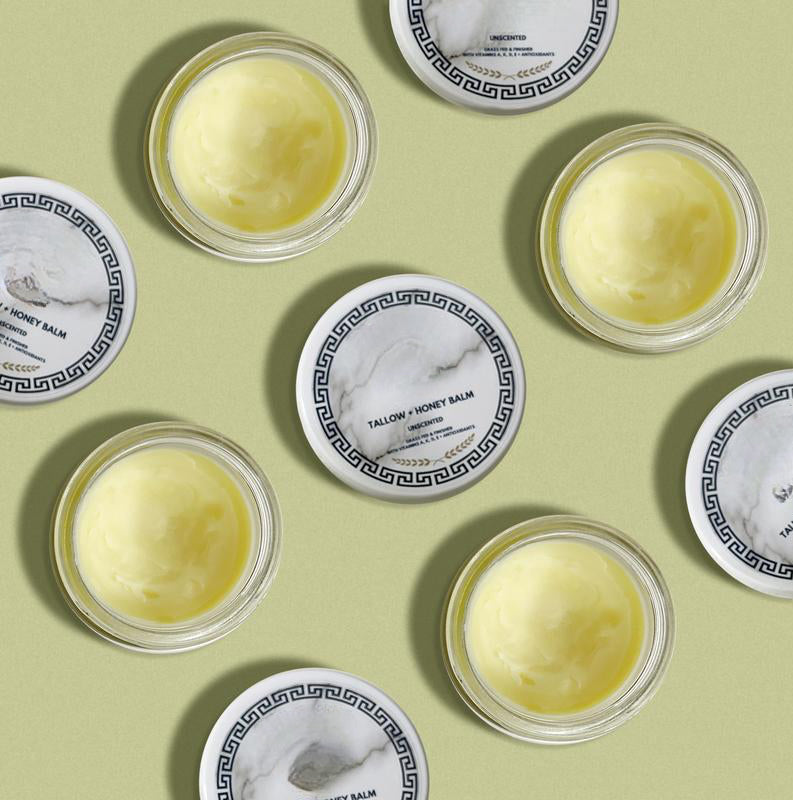Grass-Fed Tallow & Honey Balm — Vitamins A, D, E & K for Radiant Skin