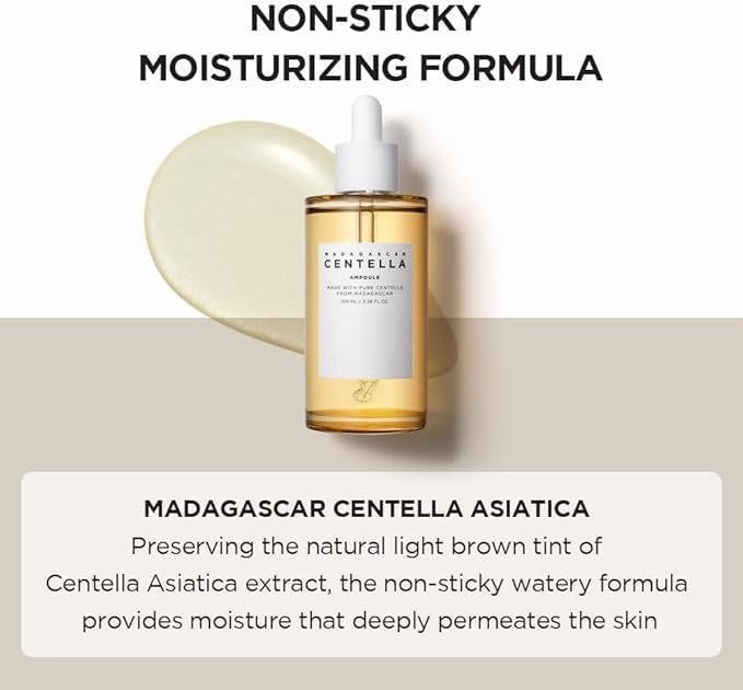 SKIN1004 Madagascar Centella Ampoule Korean Skincare for Sensitive Skin & Hydration