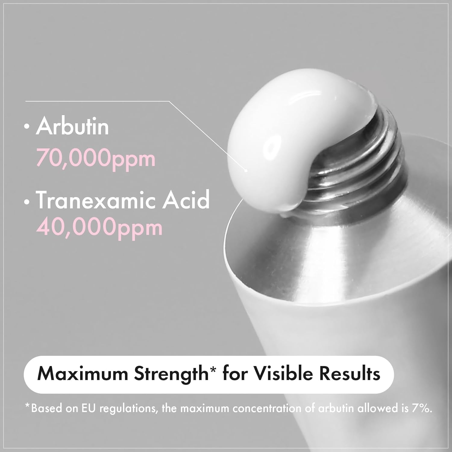 Arbutin 7% & Tranexamic Acid 4% Cream with Niacinamide & Glutathione for Dark Spots — 50ml