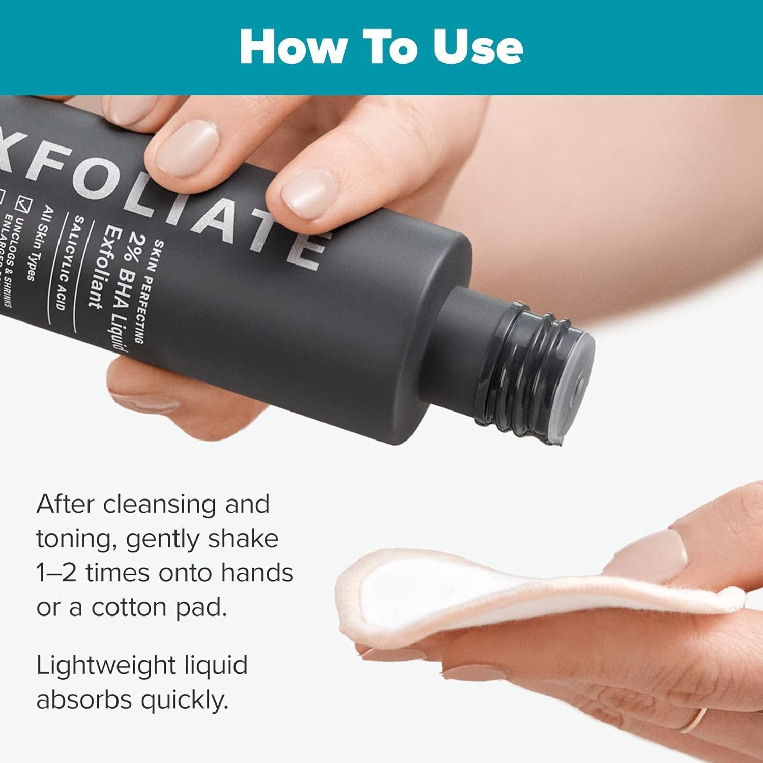 Skin Perfecting 2% BHA Liquid Exfoliant with Salicylic Acid for Pores & Skin Texture