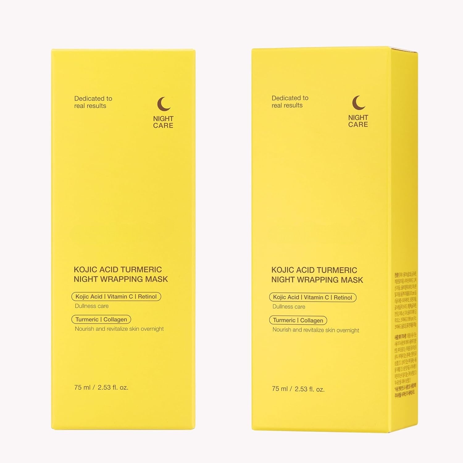 Kojic Acid Turmeric Night Wrapping Mask — Korean Skincare, 75mL