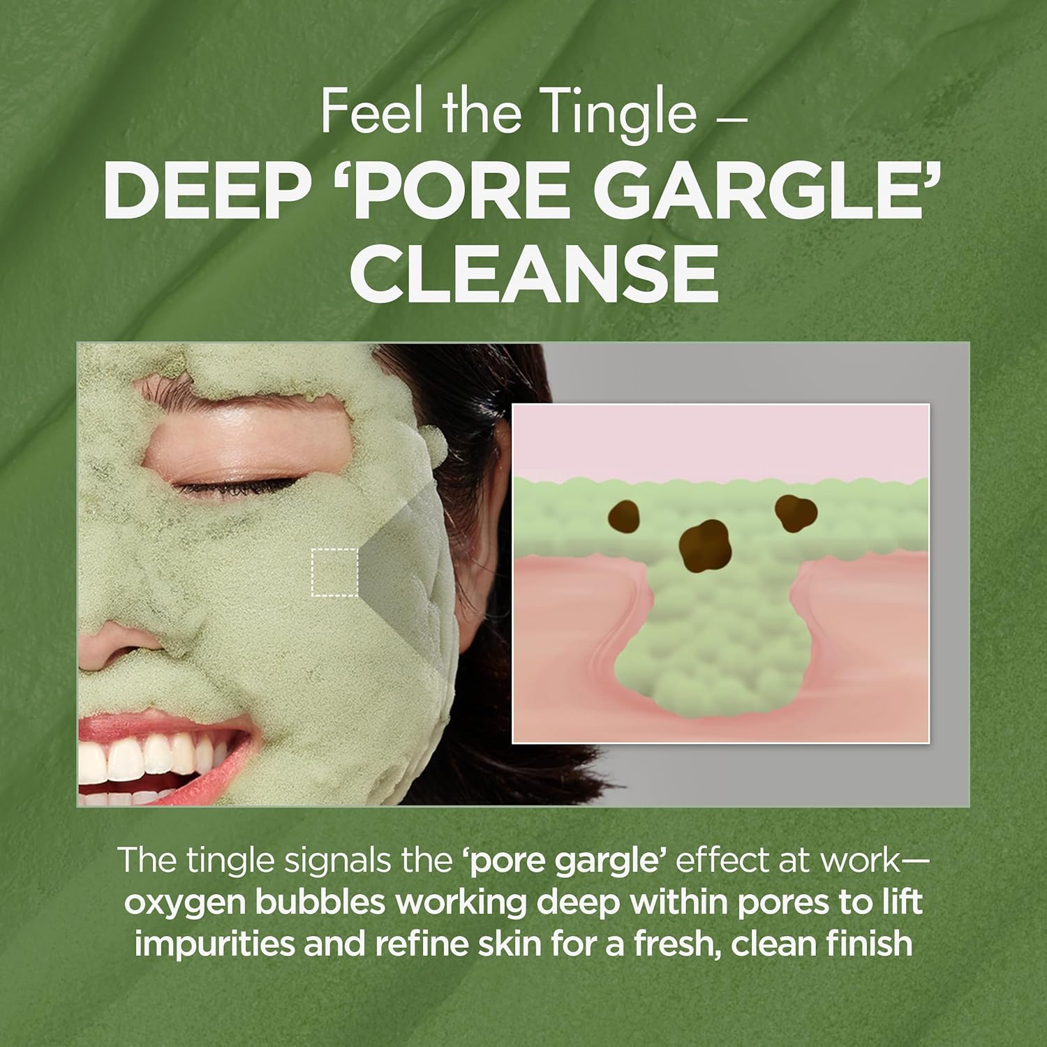 Holy Basil Bubble Deep Mask Pore Cleanser & Clay Pack, 90g