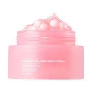 PDRN Pink Collagen Capsule Cream with Niacinamide for Glass Skin & Hydration