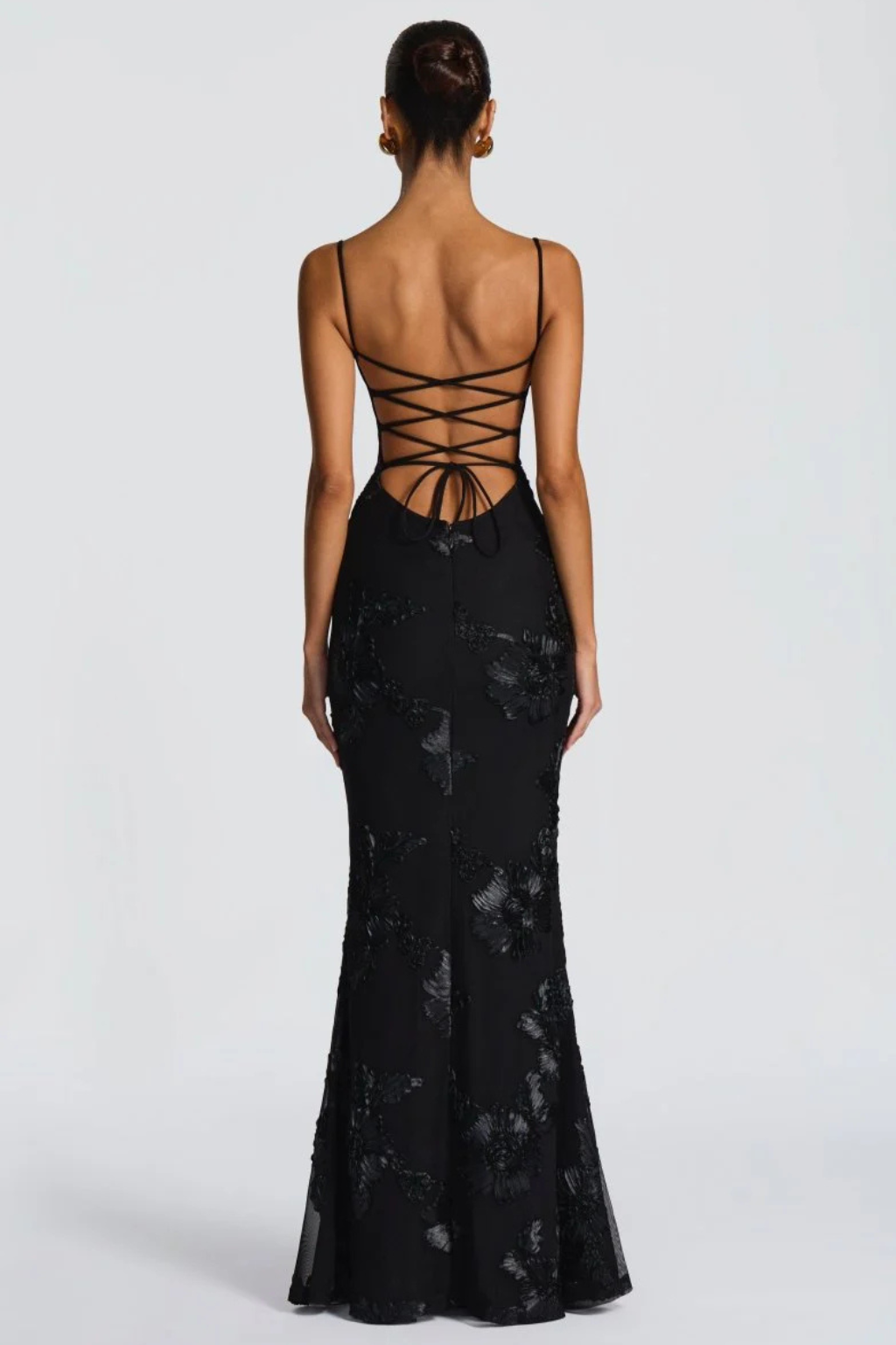 Anastasia | Women Floral Embroidered Corset Wedding Guest Maxi Dress