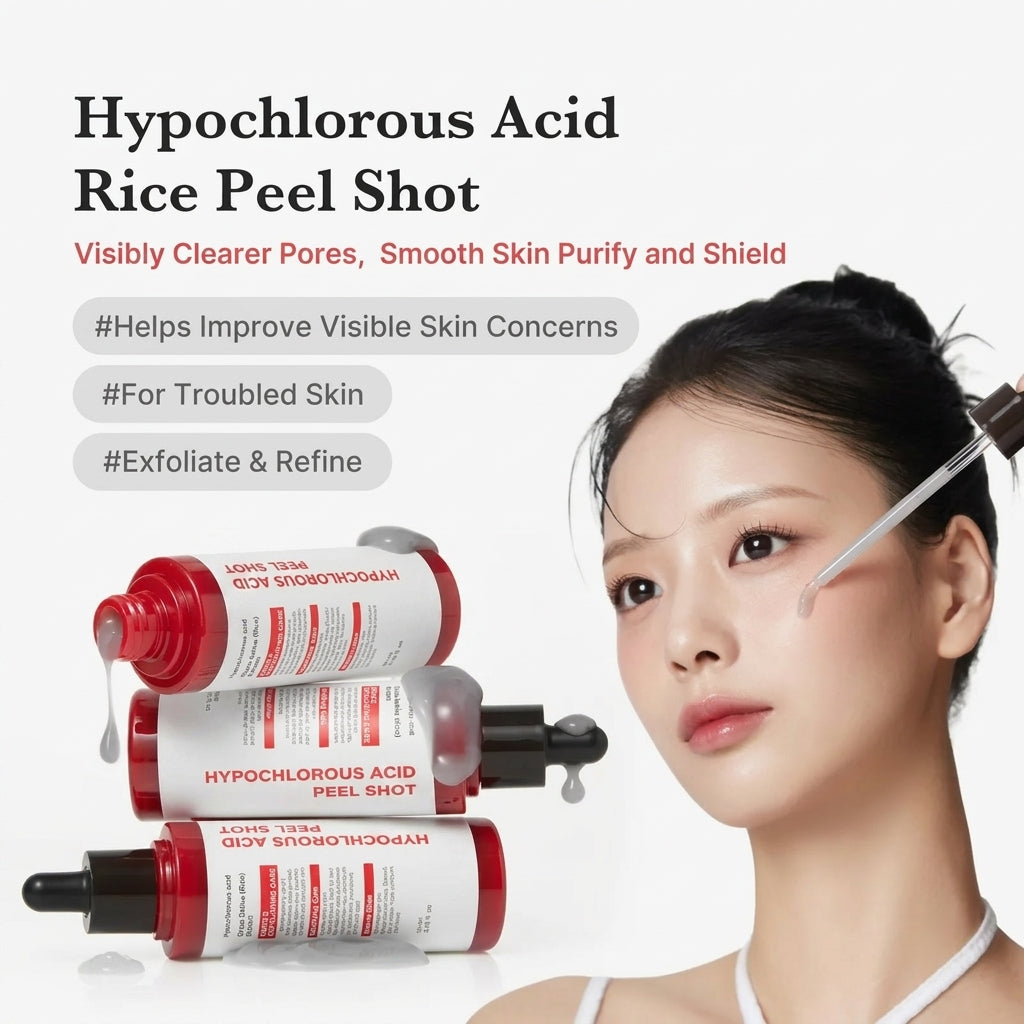 Peel Shot with Hypochlorous Acid Gentle Exfoliating Serum for Dead Skin