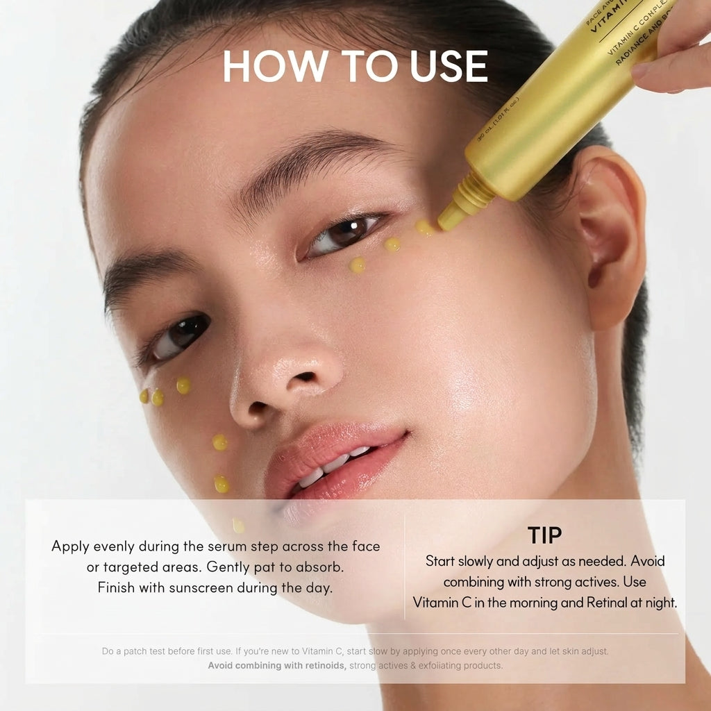 Vitamin C Booster Shot with Niacinamide for Glowing Skin & Hydration