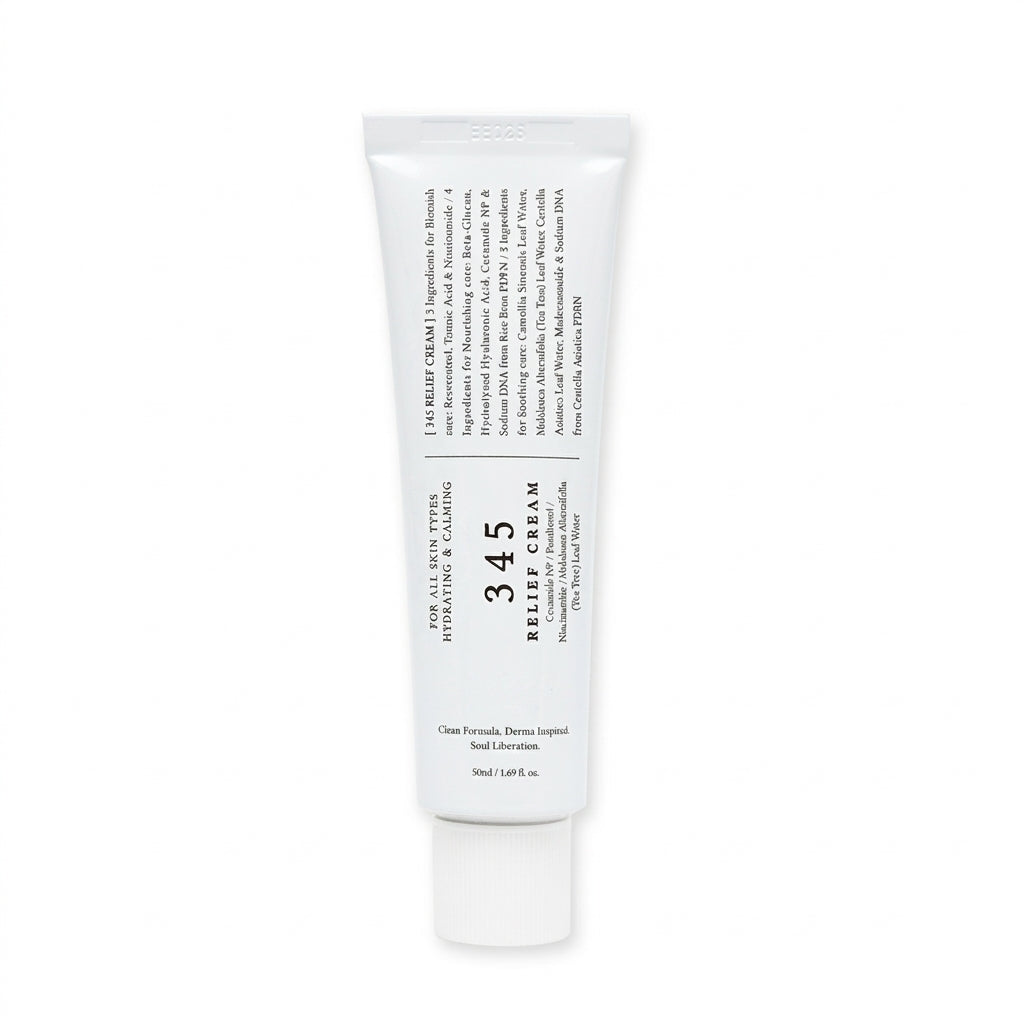 345 Relief Cream with Niacinamide & Ceramide NP for Sensitive & Blemish-Prone Skin