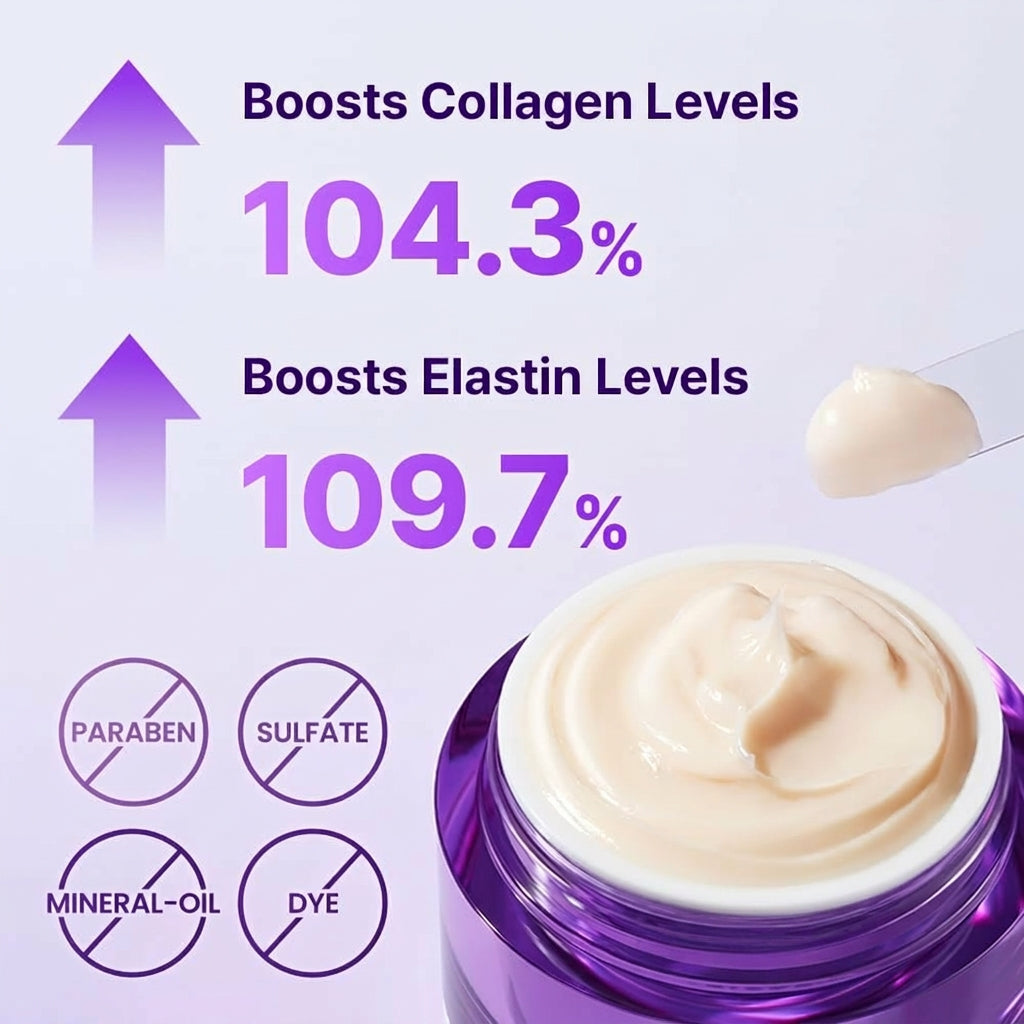 3D Lifting Night Cream for Face and Neck with 17-Peptide Complex and Probioderm