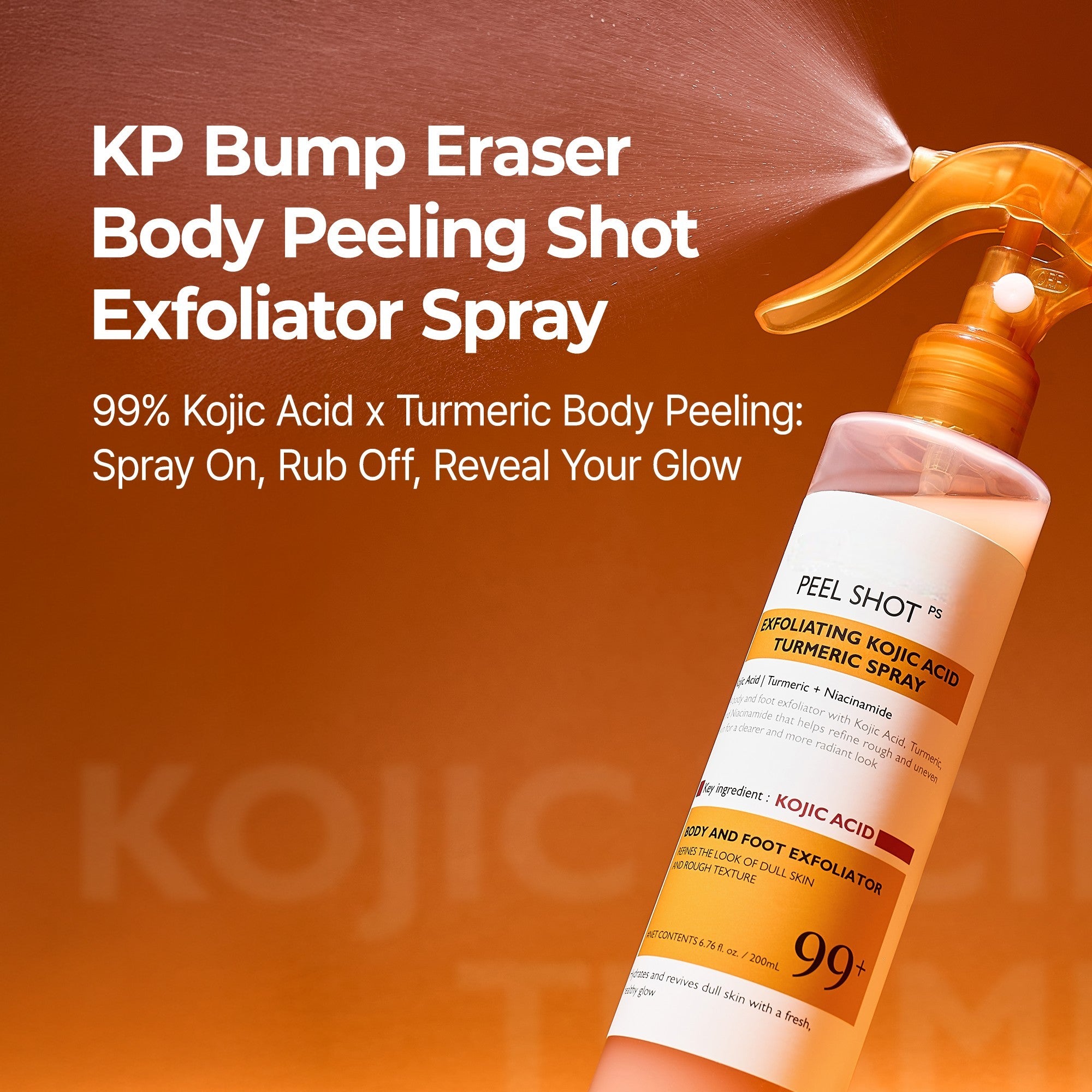 Kojic Acid Amber Face & Body Care Set for Dark Spots & Radiant Skin