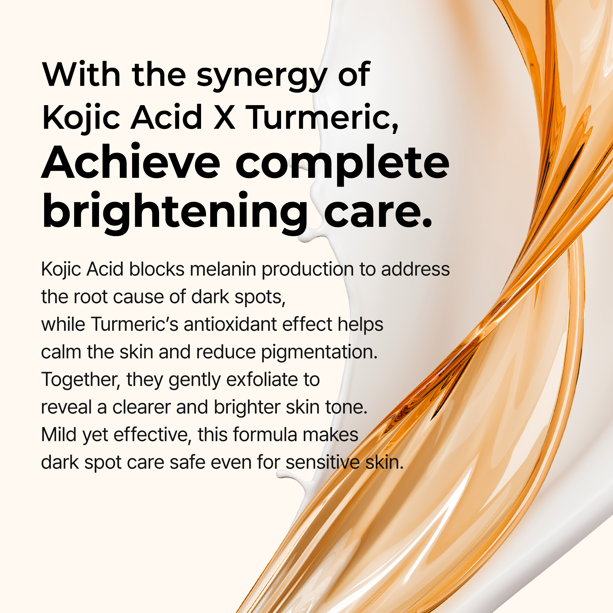 Kojic Acid Amber Face & Body Care Set for Dark Spots & Radiant Skin