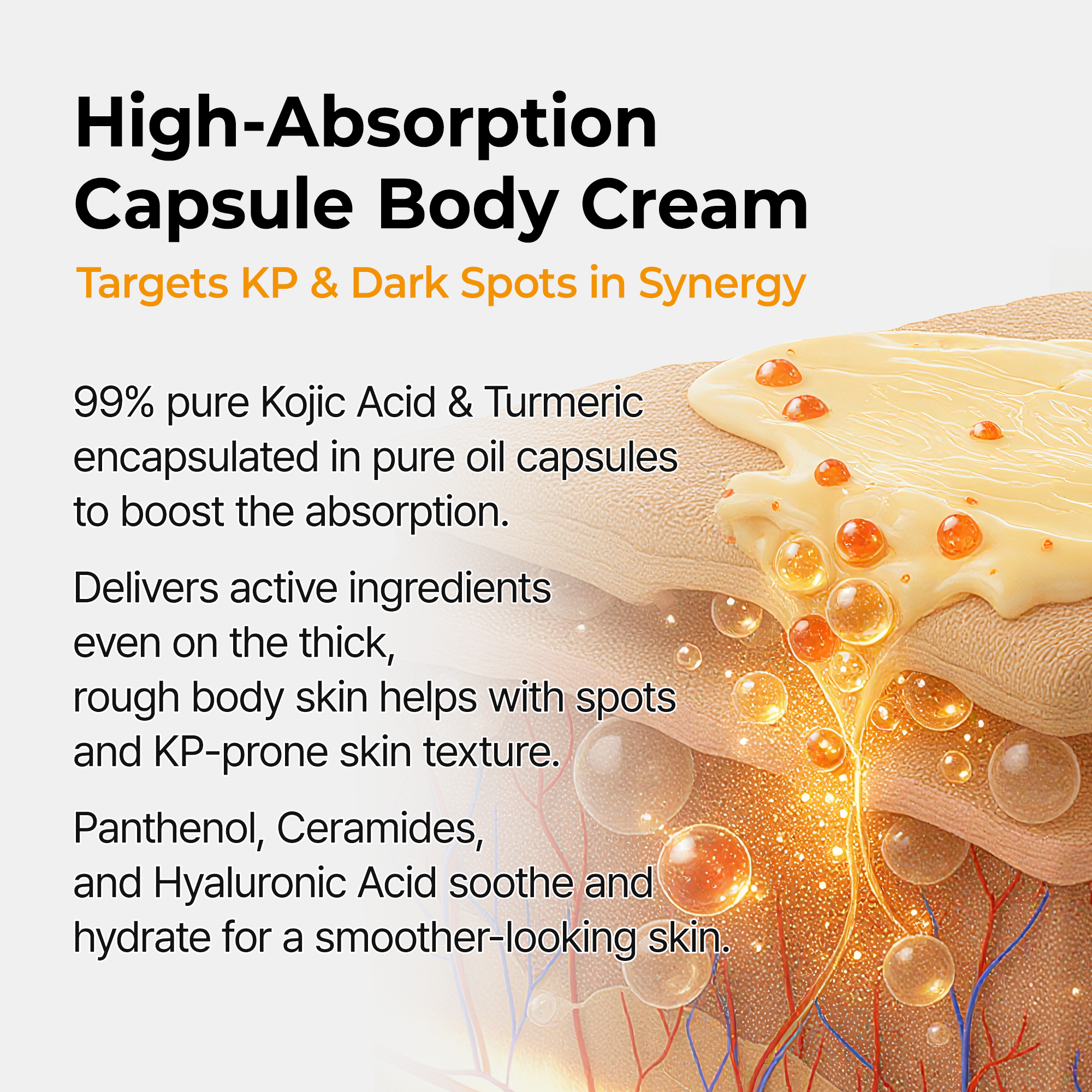 Kojic Acid Amber Face & Body Care Set for Dark Spots & Radiant Skin