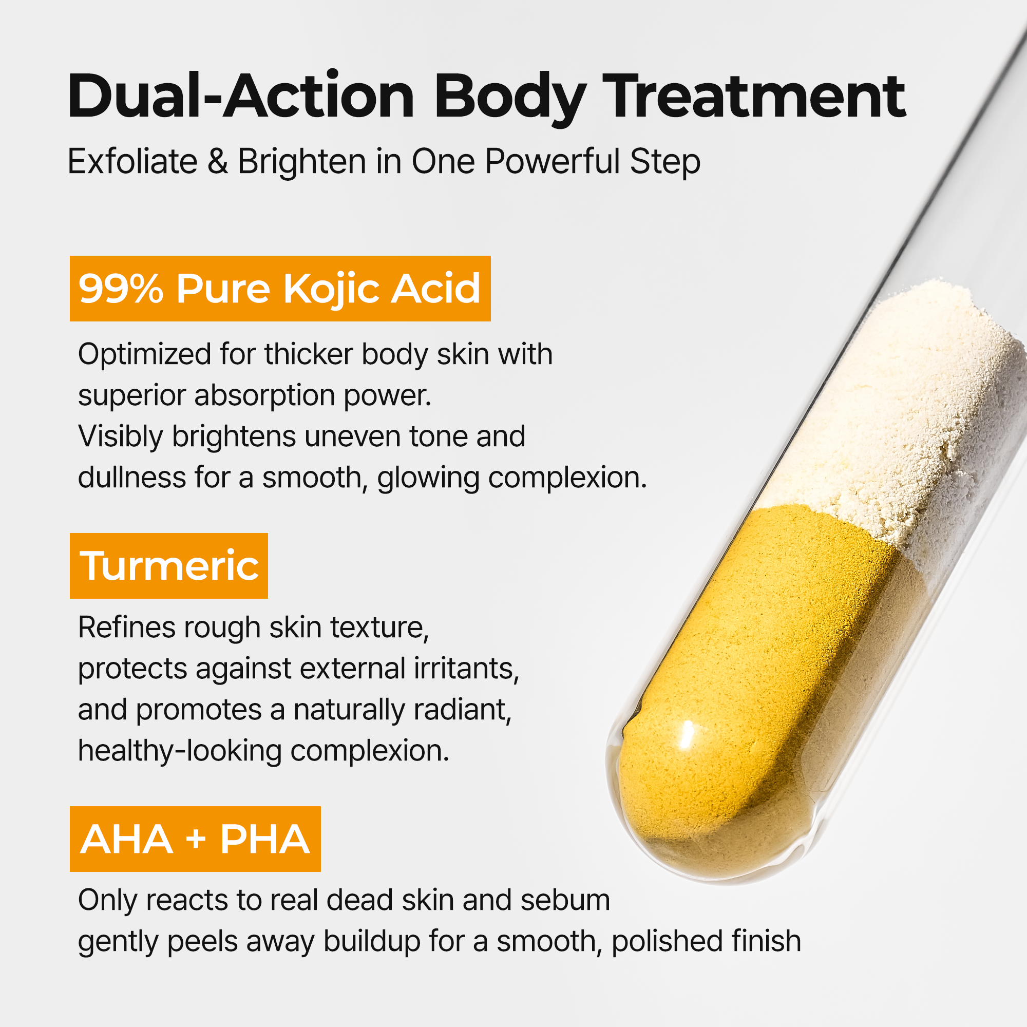 Kojic Acid Amber Face & Body Care Set for Dark Spots & Radiant Skin