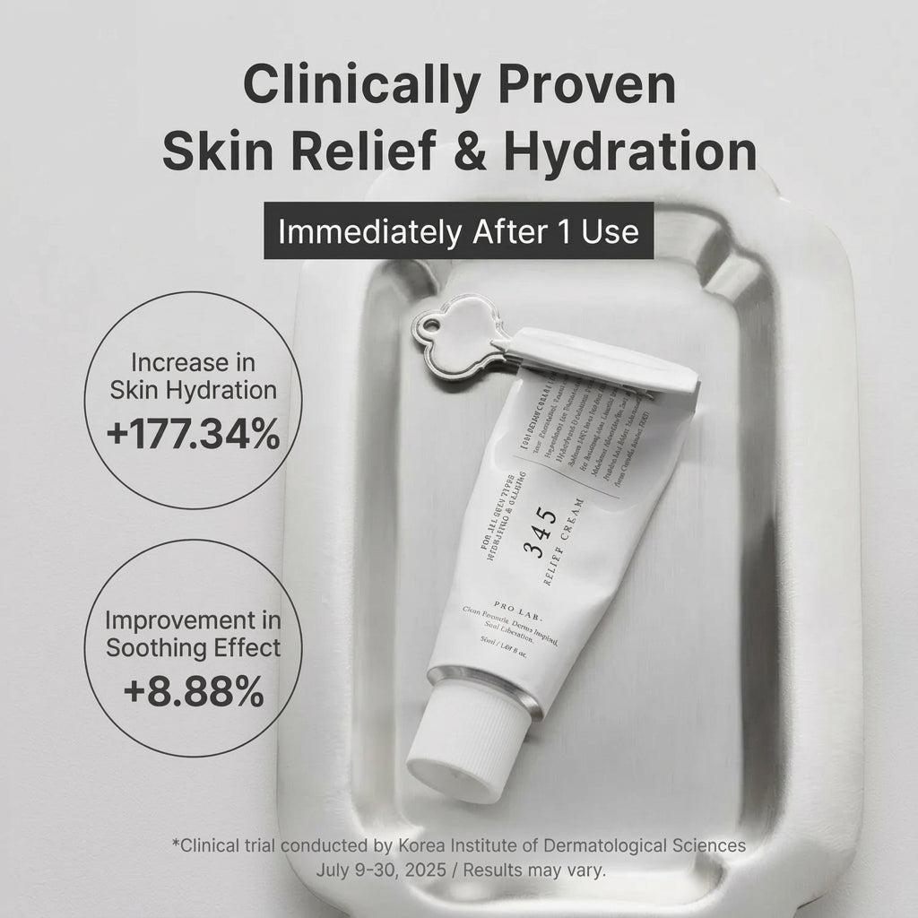 345 Relief Cream with Niacinamide & Ceramide NP for Sensitive & Blemish-Prone Skin