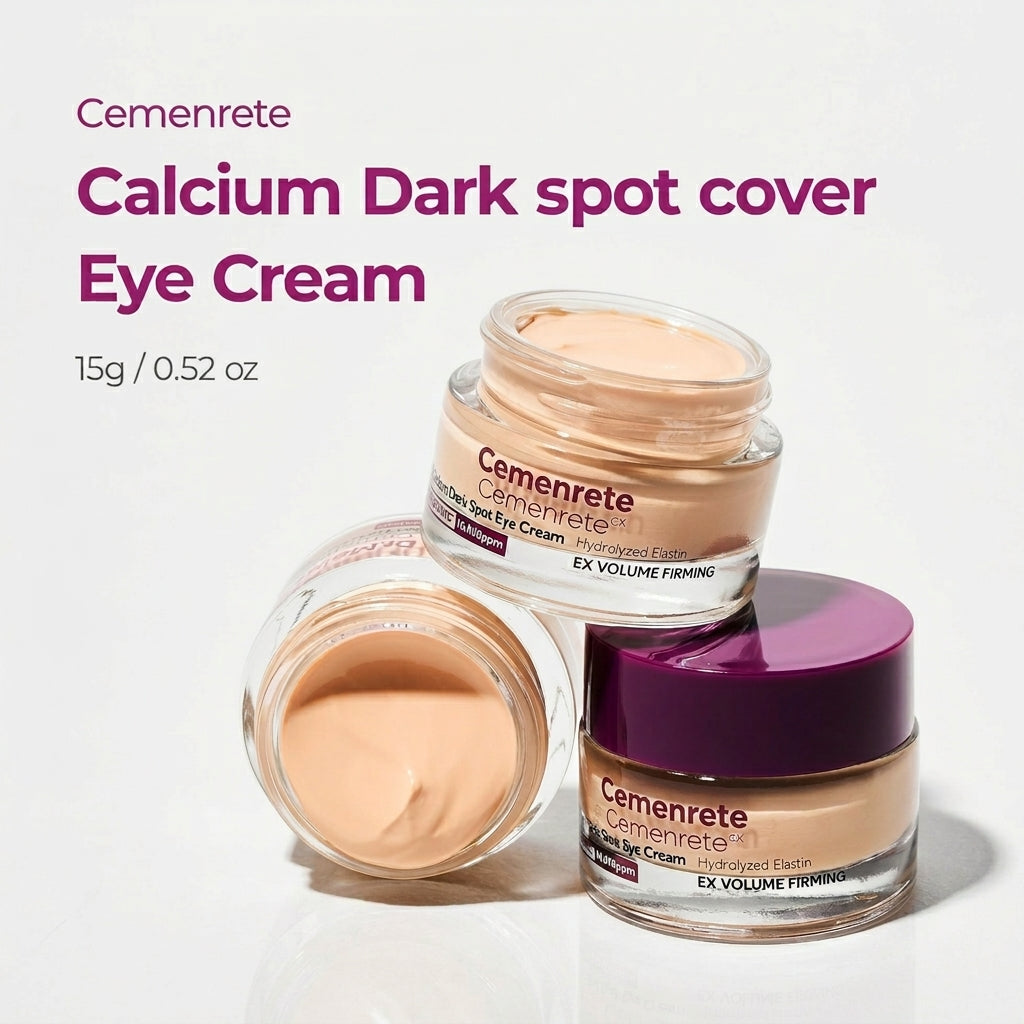 Calcium Dark Spot Eye Cream for Dark Circles & Under Eye Bags, 15g