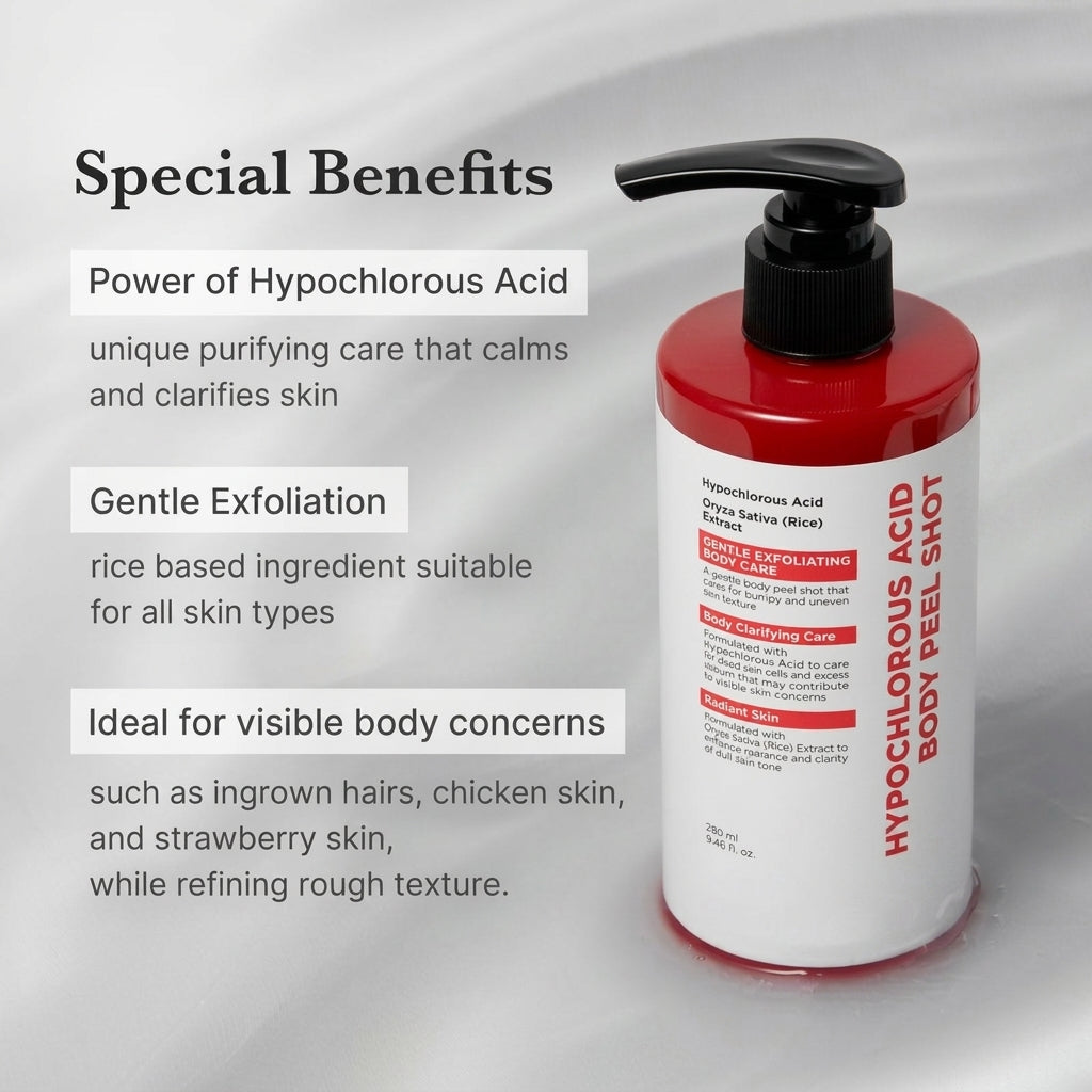Peel Shot with Hypochlorous Acid Gentle Exfoliating Serum for Dead Skin