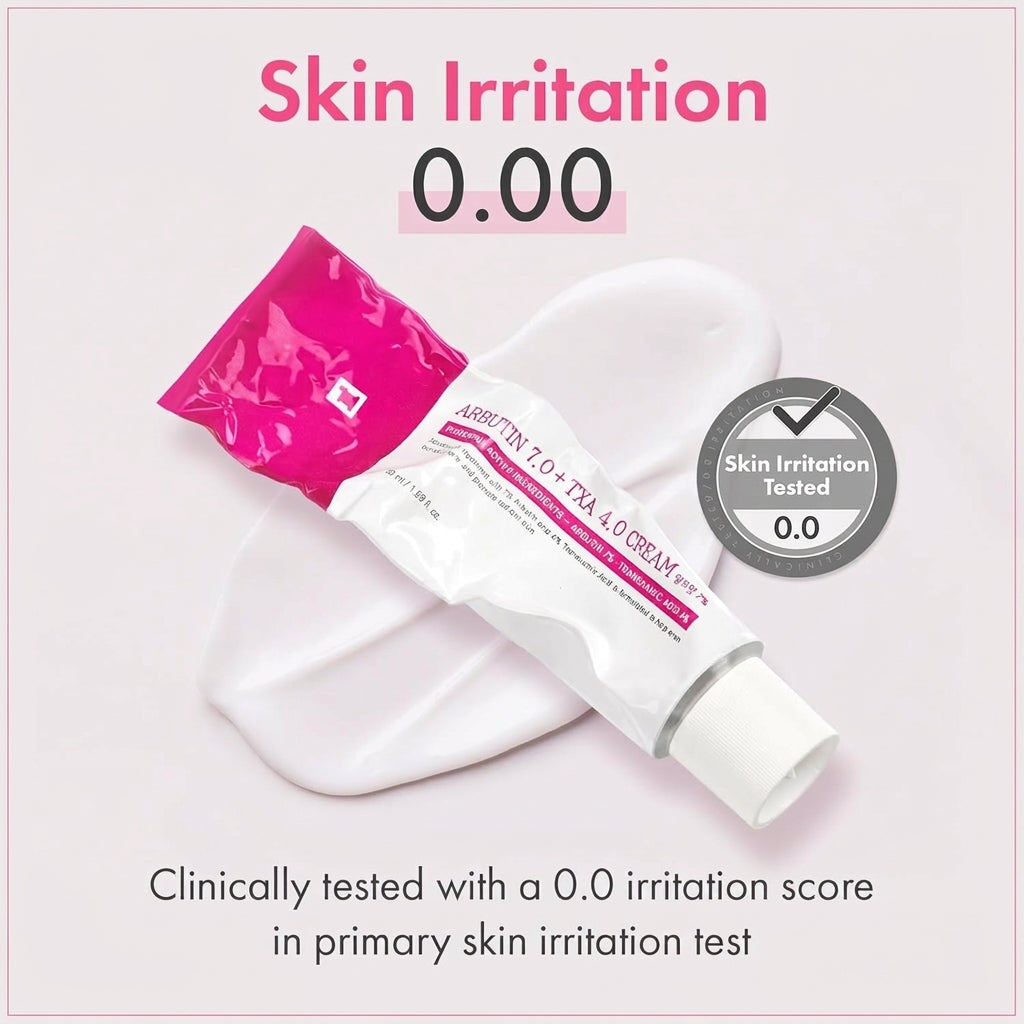 Arbutin 7% & Tranexamic Acid 4% Cream with Niacinamide & Glutathione for Dark Spots — 50ml