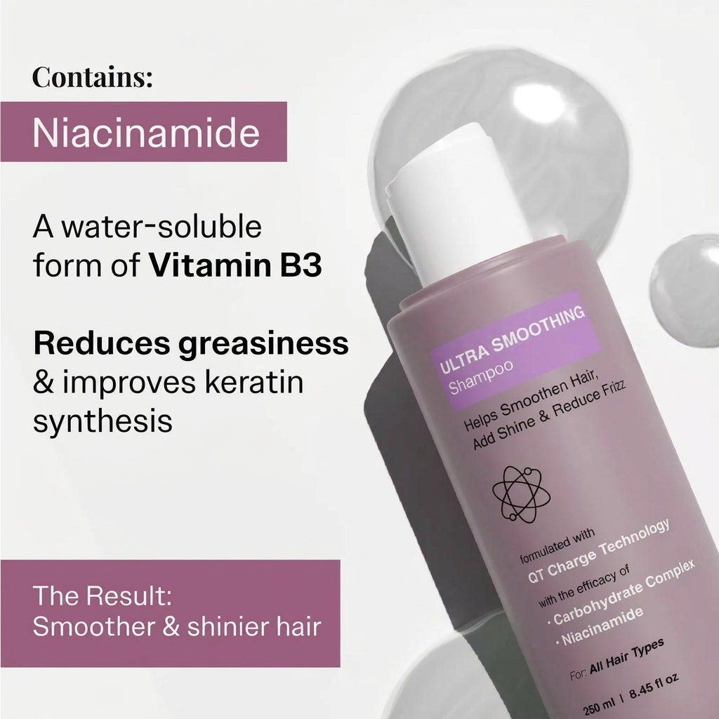 Ultra Smoothing Hair Trio Shampoo, Mask & Hair Serum for Frizz-Free Hydration