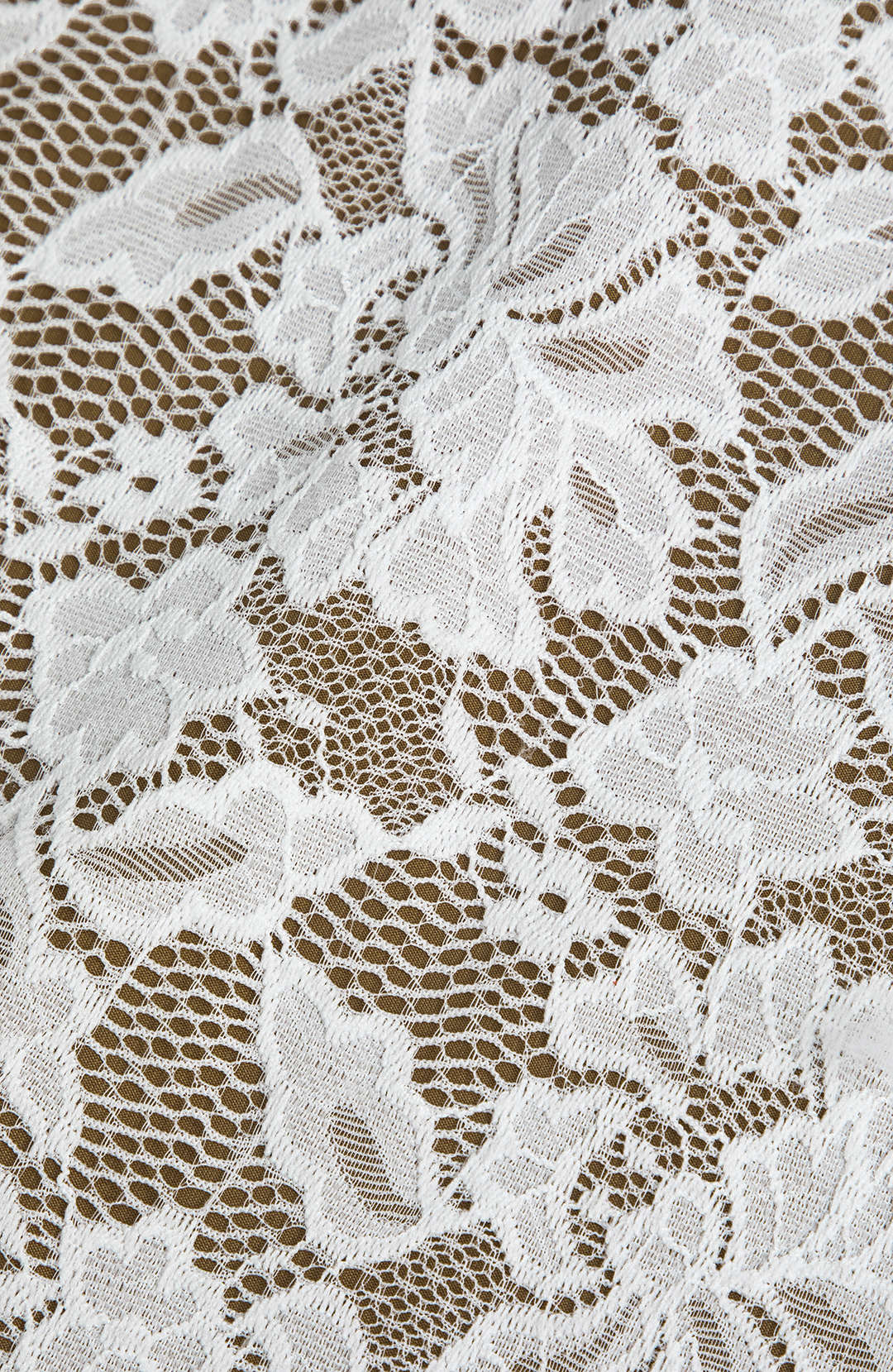 Close-up of the lace detailing
