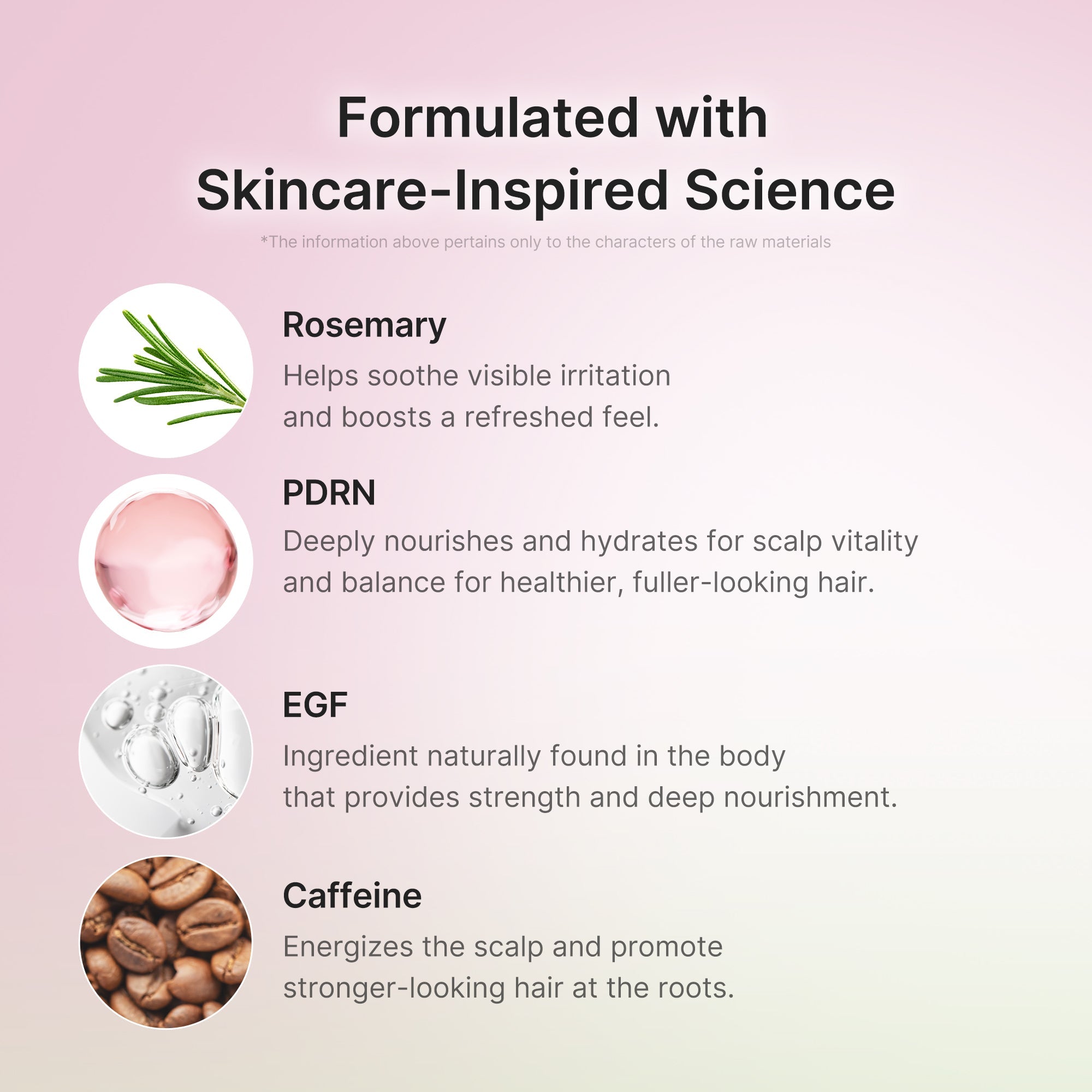 Rosemary PDRN Scalp Serum for Hair Density, Volume & Healthy Scalp Care
