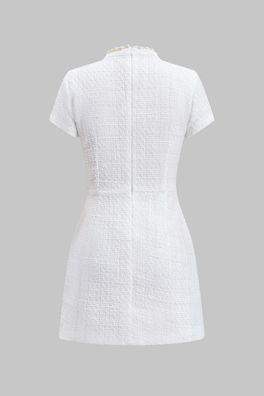 Apolline short-sleeve mini dress back view