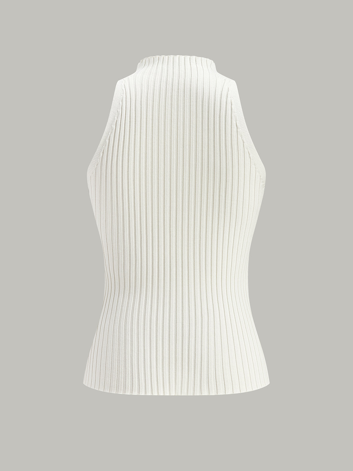Elise ribbed top, back view