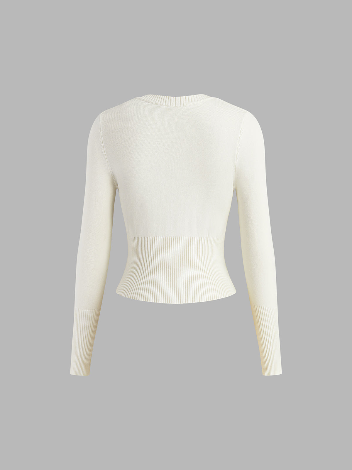 Eugenie cardigan wide cuff detail
