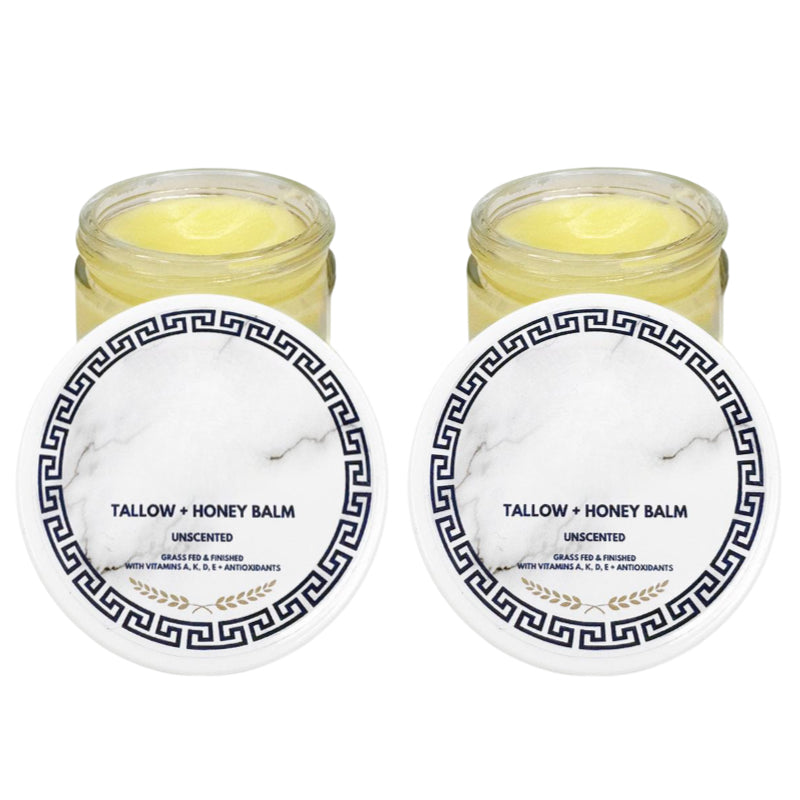 Grass-Fed Tallow & Honey Balm — Vitamins A, D, E & K for Radiant Skin