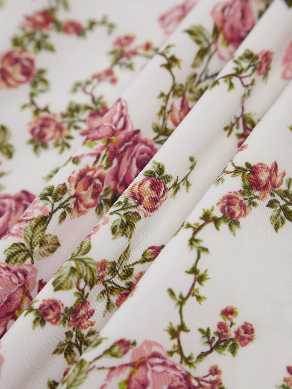 Rosalie pink floral midi dress alternate angle
